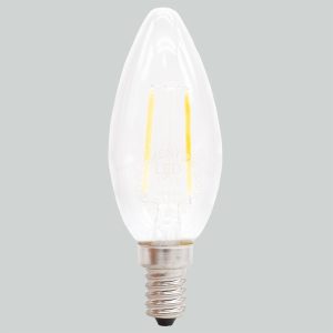 LAMPARA TIPO VELA 2W E14 FILAMENTO LED LIFE LH2002