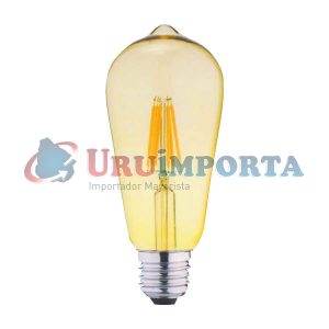 LAMPARA 6W TIPO PERA FILAMENTO LED LH-1998