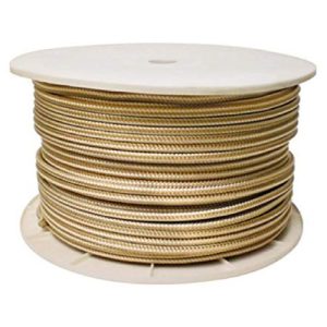 SEACHOICE PRODUCTS, SOGA DE NYLON DORADO CON BLANCO