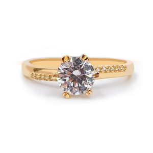 Anillo de compromiso V7 – Oro 18K