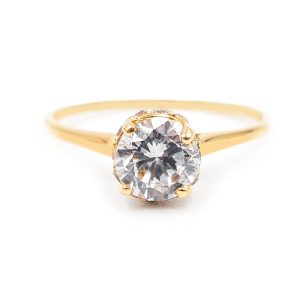 Anillo de compromiso V21 – Oro 18K