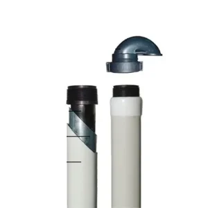 Caño Bajada Doble Aislado De 1 1/4″ X 3M 0,9Mm