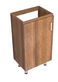 MUEBLE BASICO PISO PARA LAVAMANO 40X30 AMARETTO