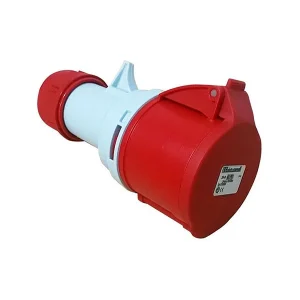 TOMA RECTA MONTAJE RAPIDO IP44 380V 3 POLOS + TIERRA + NEUTRO 32A