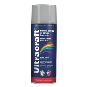 ESMALTE ACRÍLICO EN AEROSOL, PLATA, ULTRA TRUPER PA-SI-U 40023