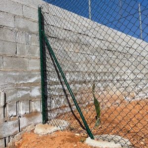 Poste arranque 1,25 metros lacado verde