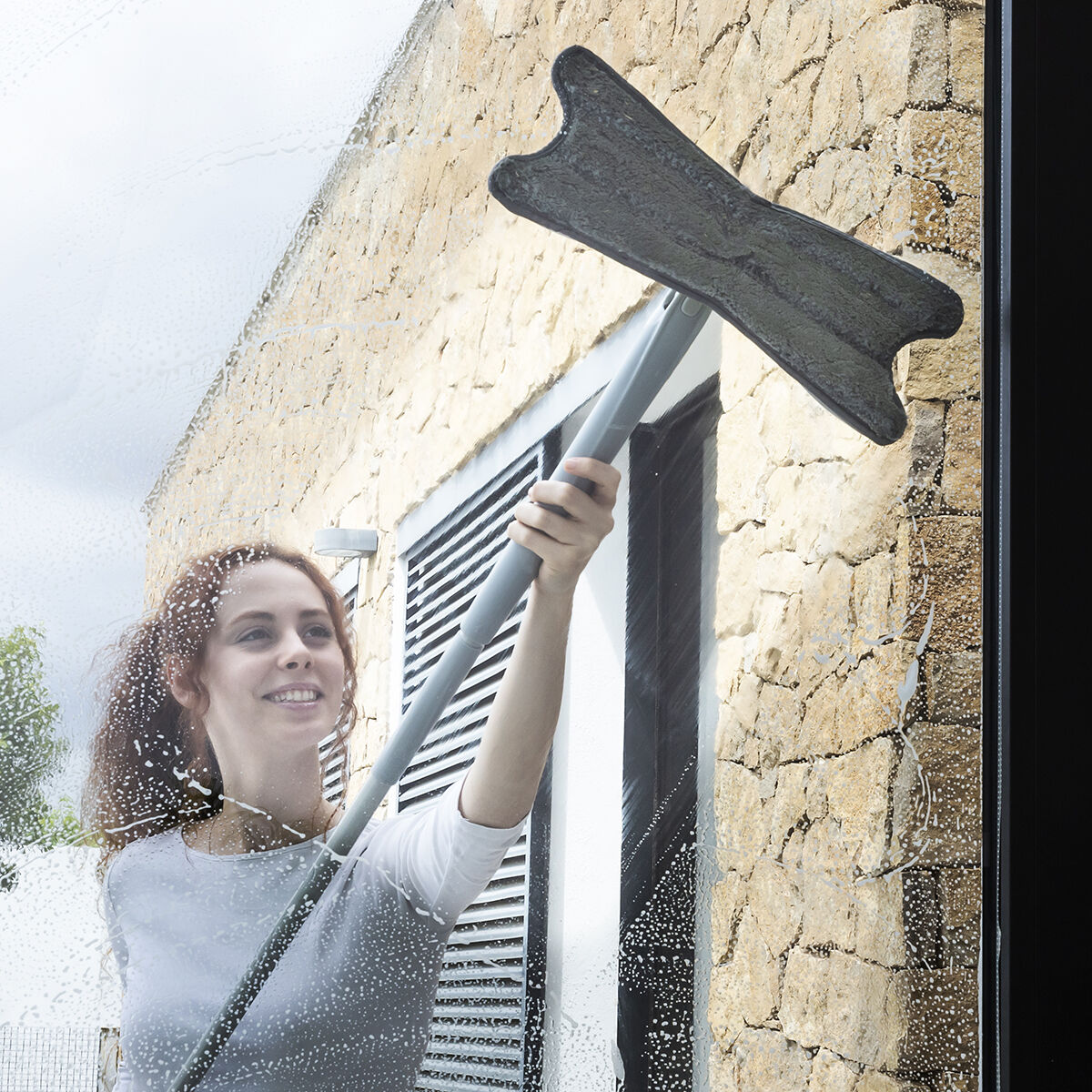 Mopa Fregona de Microfibra Autoescurrible Tipo X Twop InnovaGoods - Imagen 7