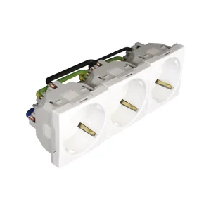 BASE TRIPLE SCHUKO 45194 SBR QUADRO 45 EFAPEL