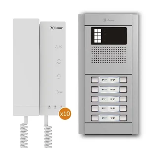 KIT DE AUDIO NEXA PARA EDIFICIOS 10 P N4210/T-ART 12404210 GOLMAR