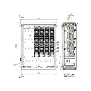CAJA GENERAL PROTECCIÓN (BTVC)-1(6)LG/400(160)-AE 1032x786x340 0471181 CAHORS