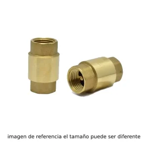 CHEQUE HORIZONTAL 3/4 BRONCE