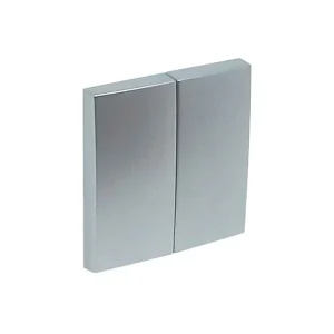 TECLA DOBLE LOGUS 90 ALUMINIO